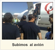 Subimos al avi&oacute;n