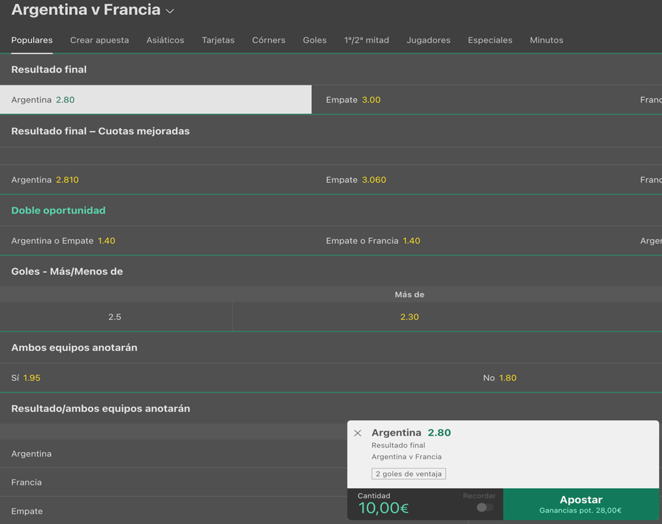 Bet365 apuestas